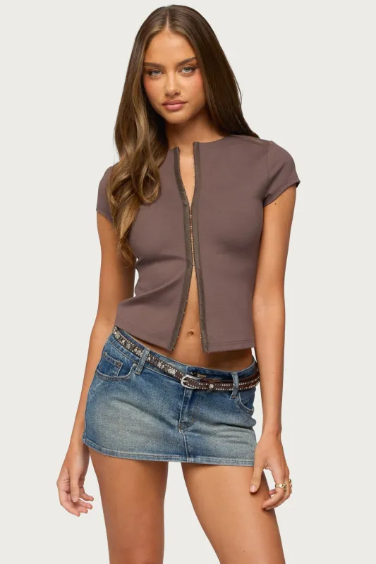 Whitley Hook & Eye Top made by Edikted