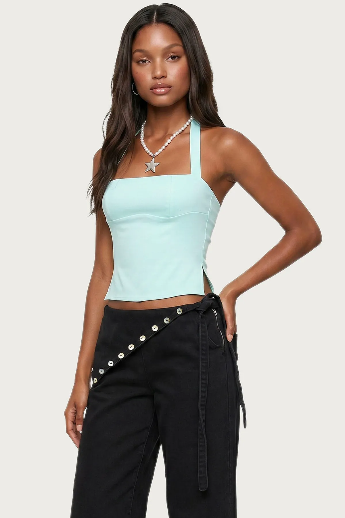 Dara Halter Top sold by Edikted product image thumbnail 3