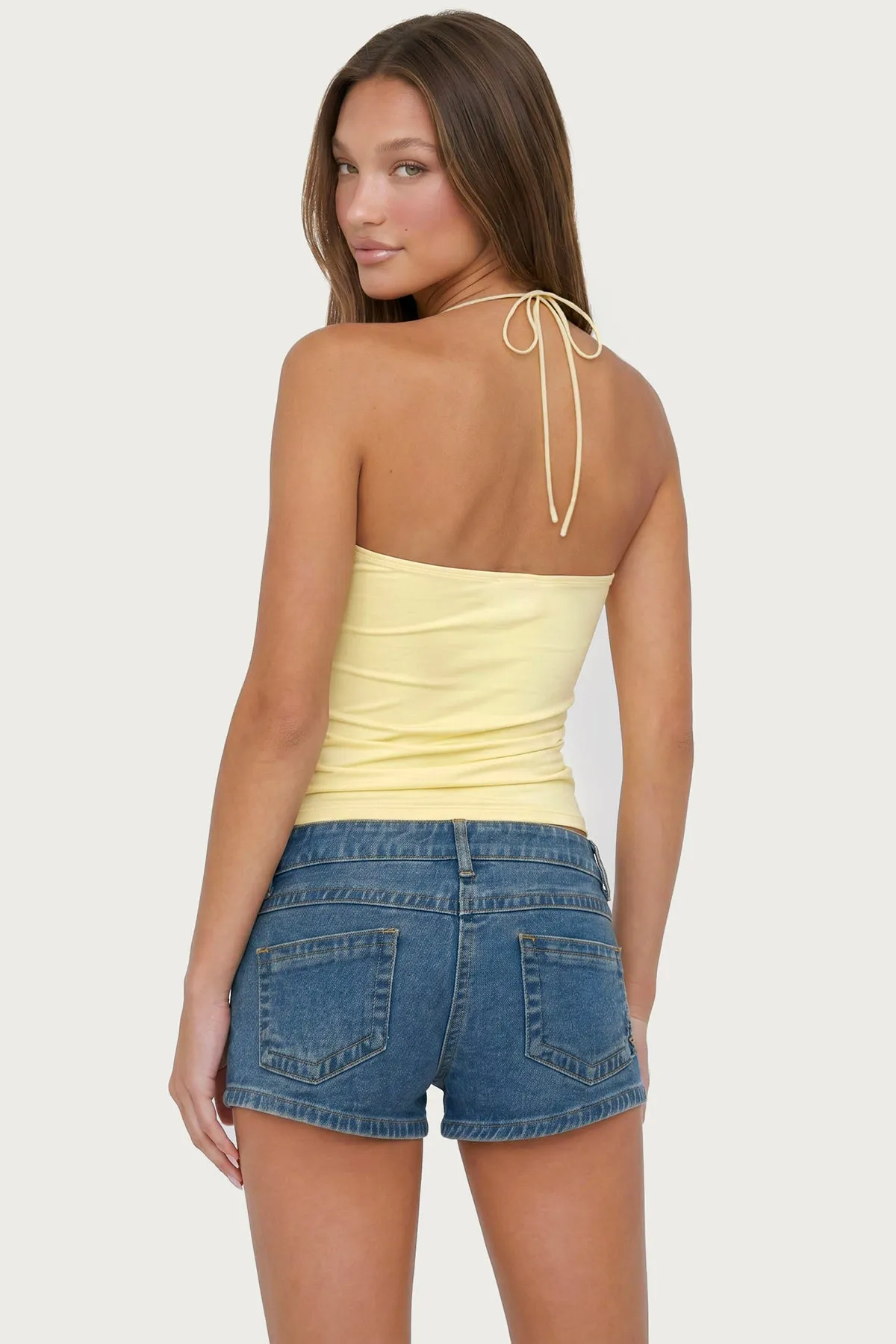 Itzel Ring Gathered Halter Top sold by Edikted product image thumbnail 5