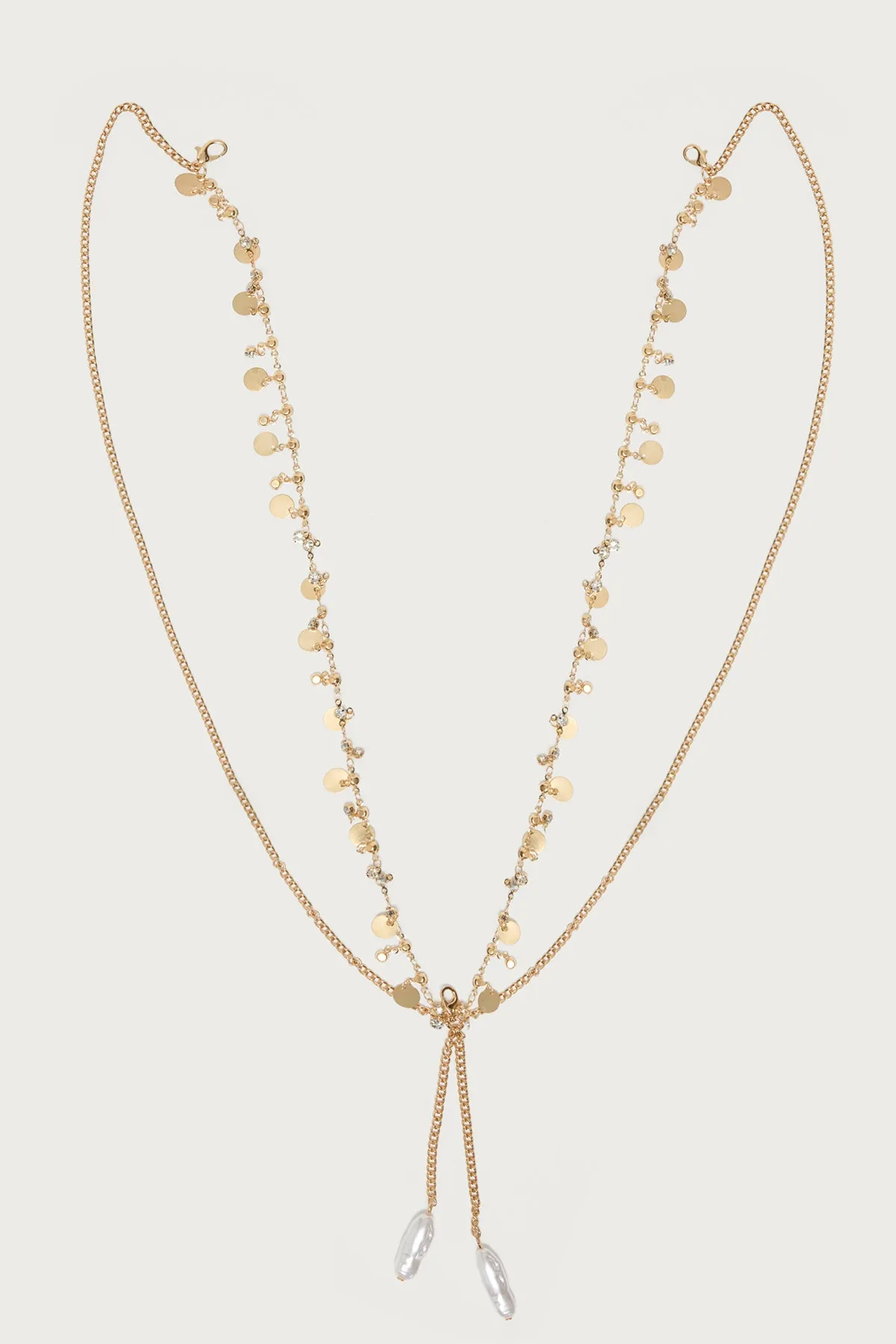 Pearly Disc Body Chain sold by Edikted product image thumbnail 2