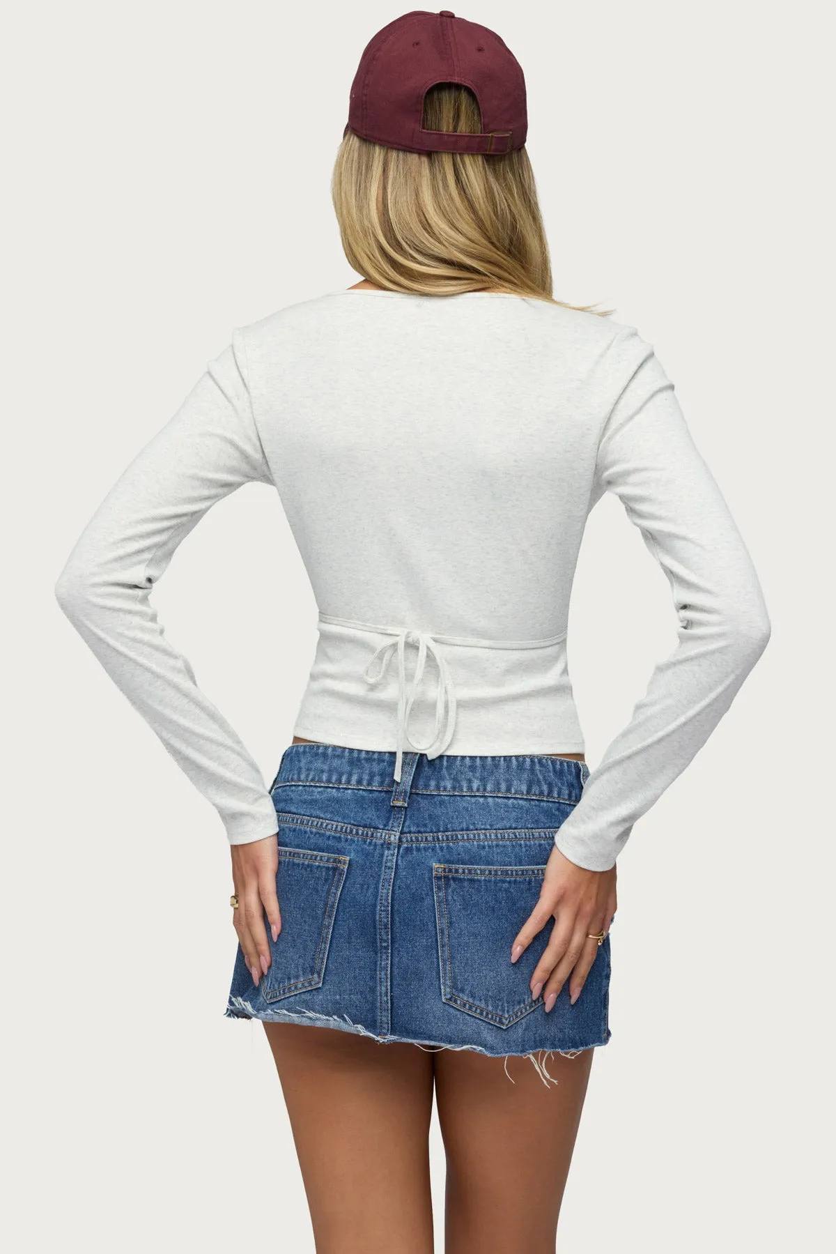 Fonteyn Wrap Top sold by Edikted product image thumbnail 4
