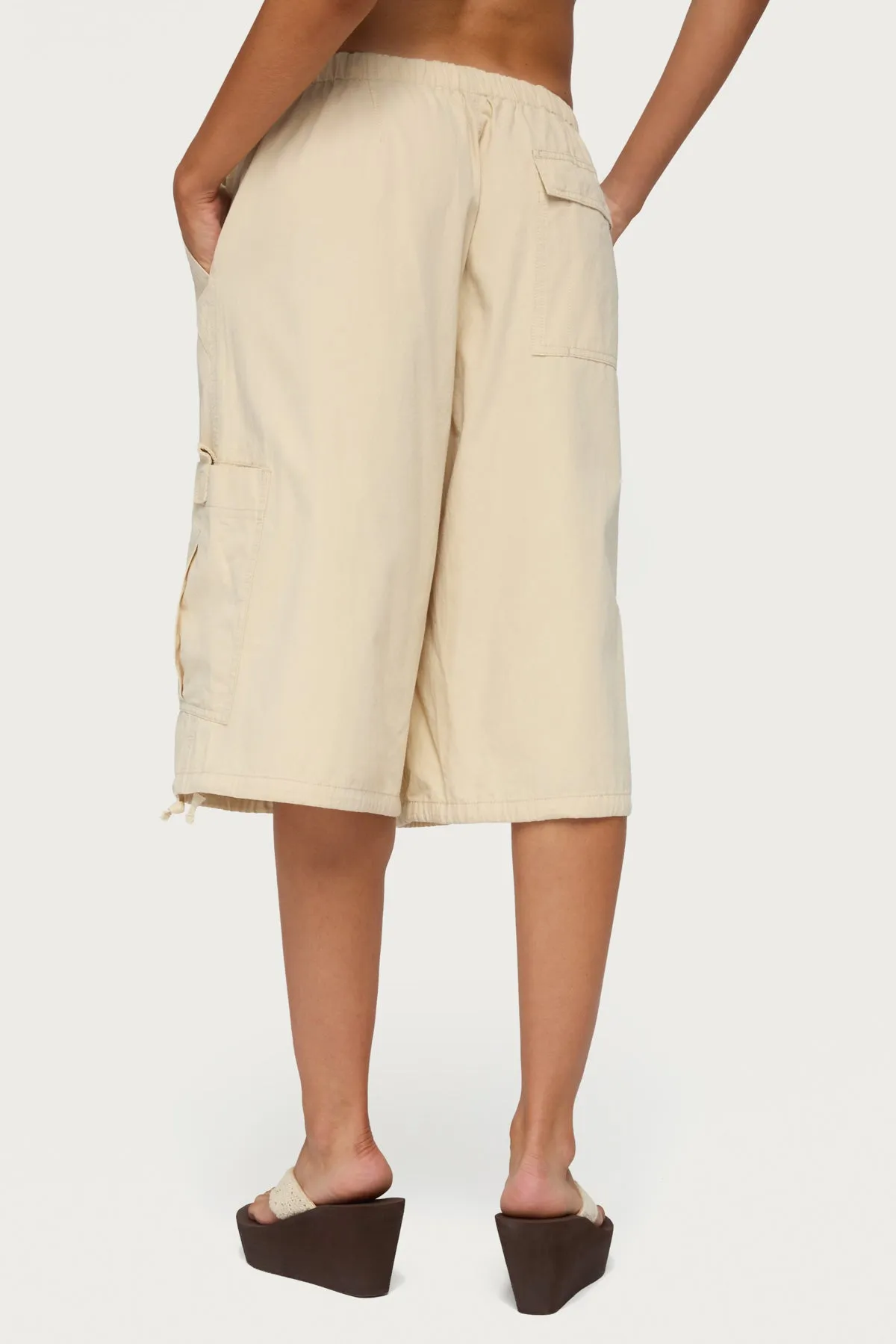 Azul Oversized Cargo Bermuda Shorts sold by Edikted product image thumbnail 4