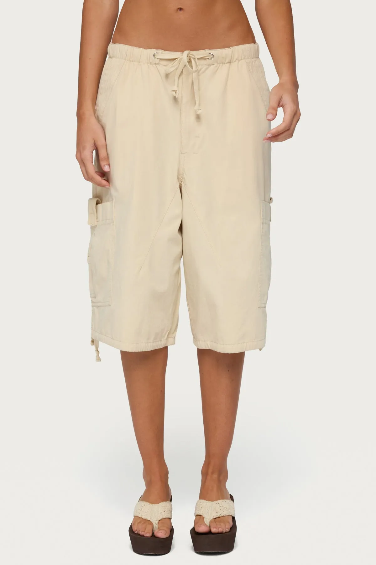 Azul Oversized Cargo Bermuda Shorts sold by Edikted product image thumbnail 2