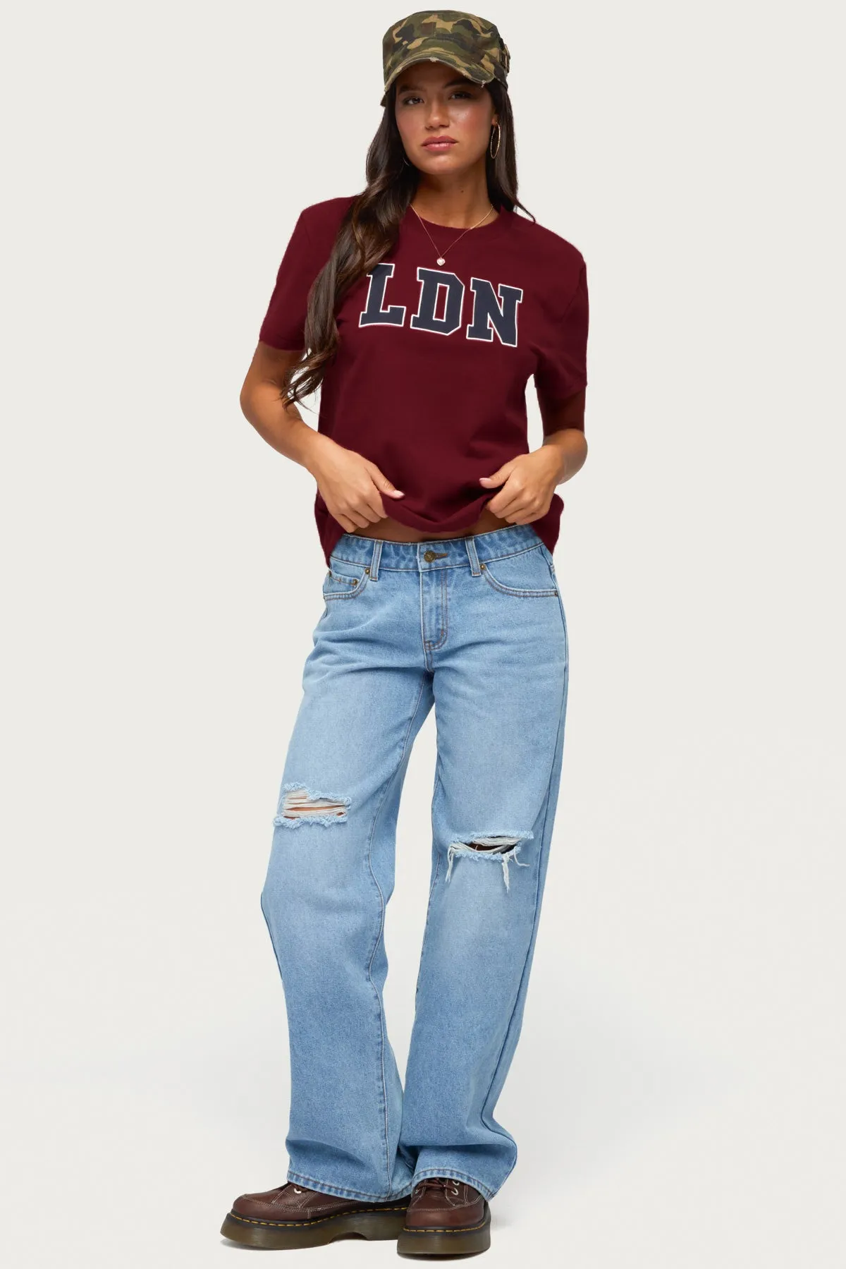 LDN T Shirt sold by Edikted product image thumbnail 5