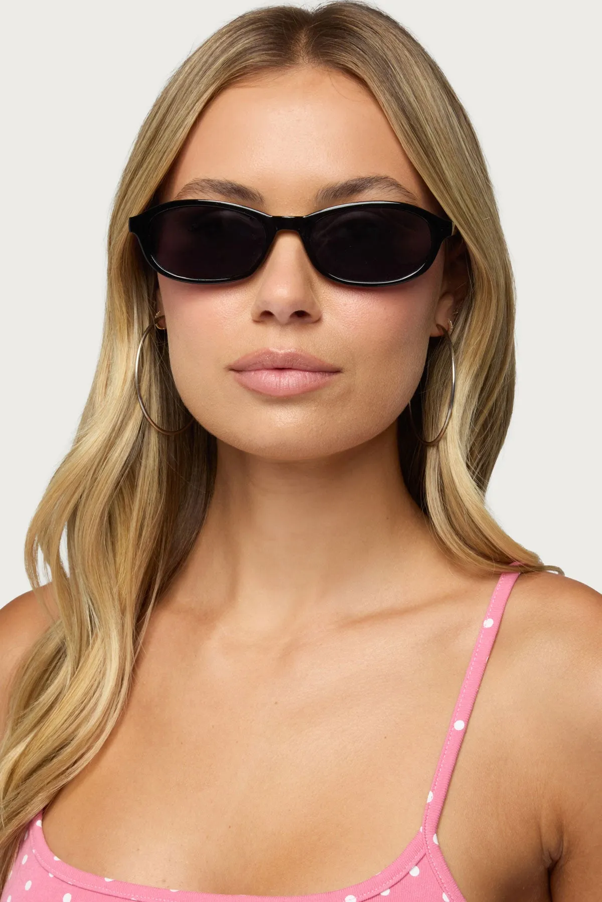 Laurielle Oval Sunglasses sold by Edikted