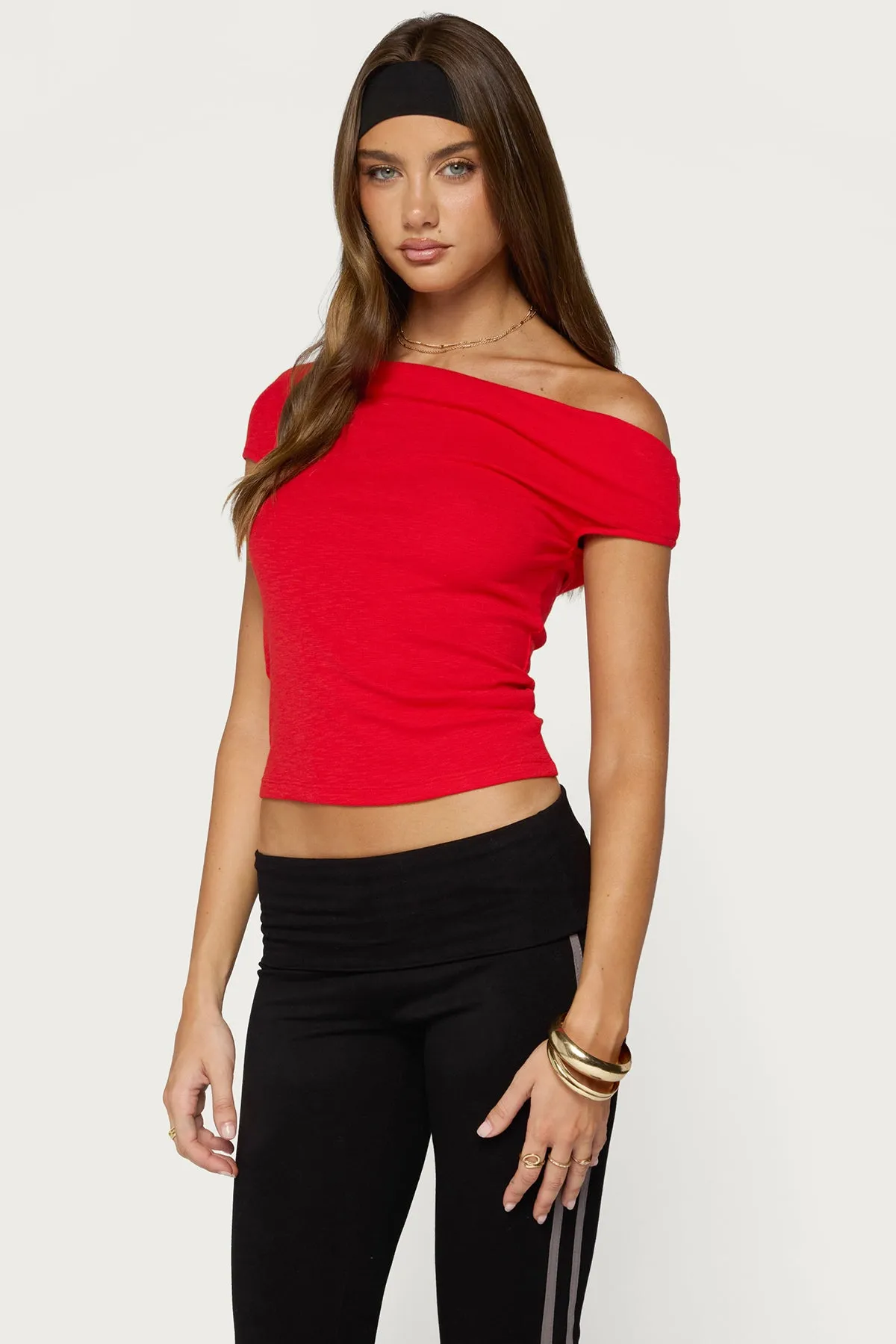 Martah Off Shoulder Top sold by Edikted product image thumbnail 3