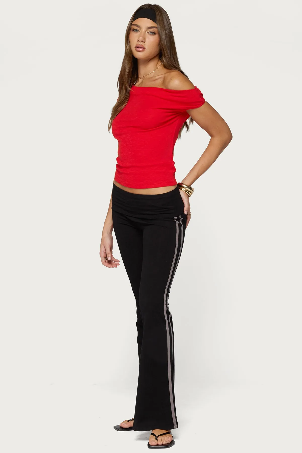 Martah Off Shoulder Top sold by Edikted product image thumbnail 4