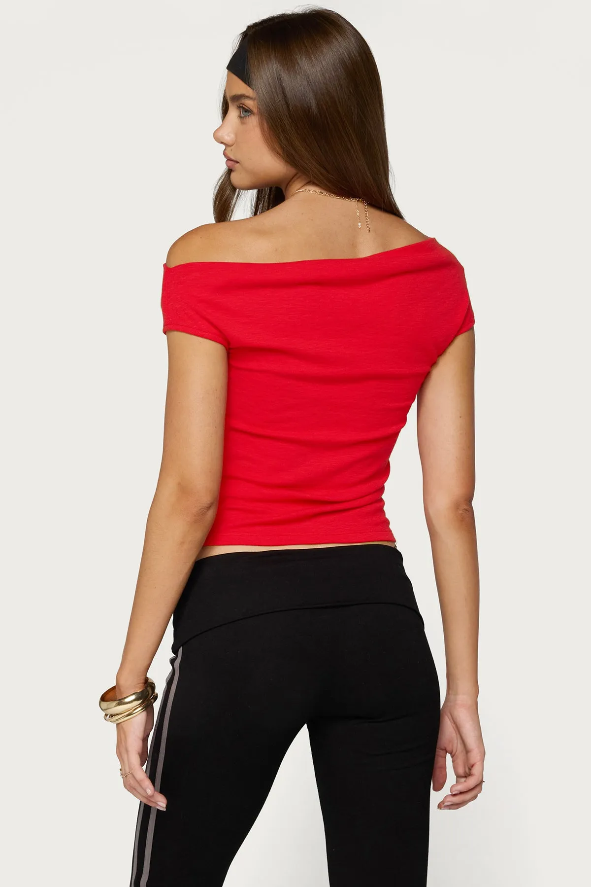 Martah Off Shoulder Top sold by Edikted product image thumbnail 5