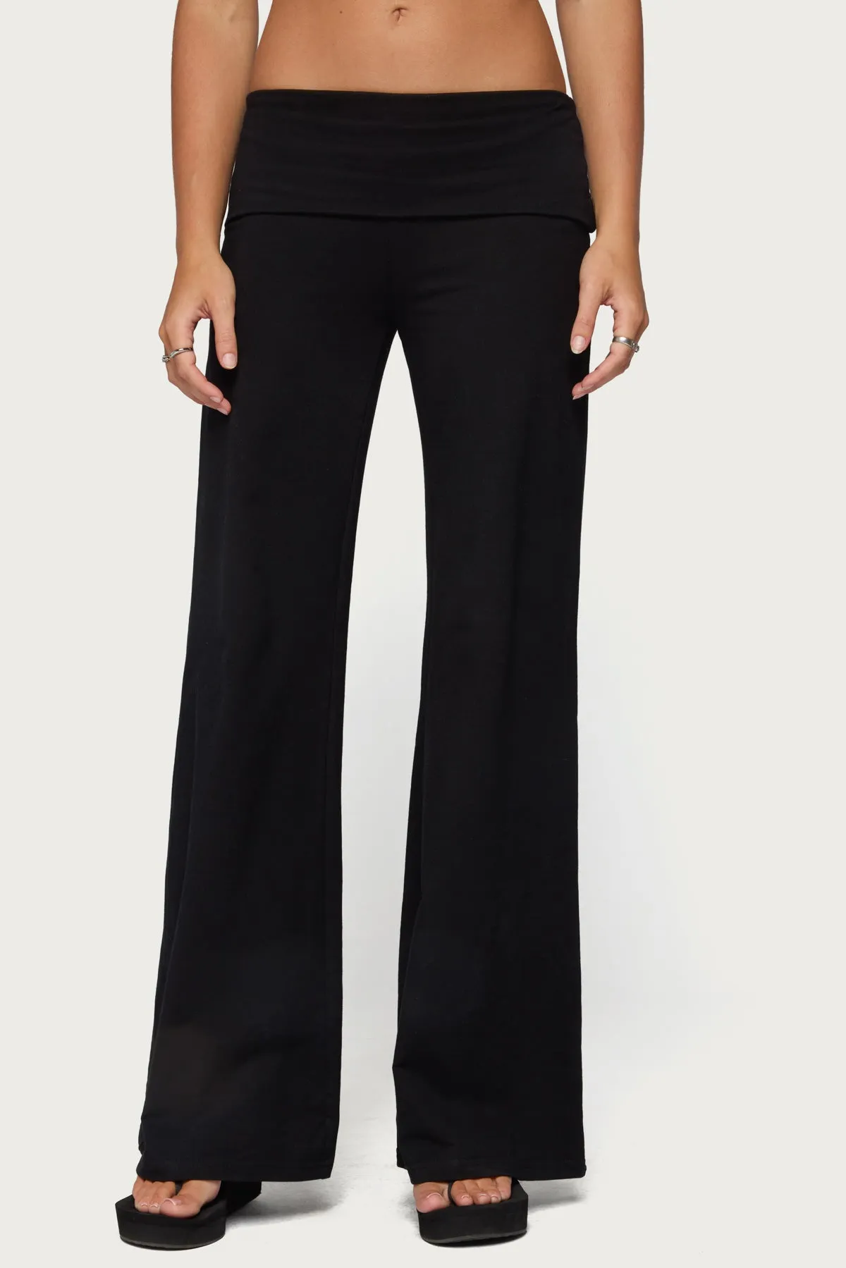 Angel Energy Sequin Foldover Pants sold by Edikted product image thumbnail 2