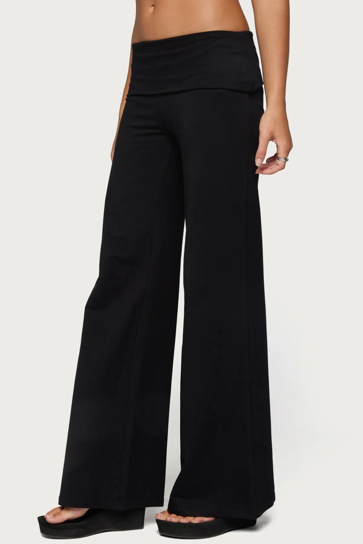 Angel Energy Sequin Foldover Pants sold by Edikted product image thumbnail 3