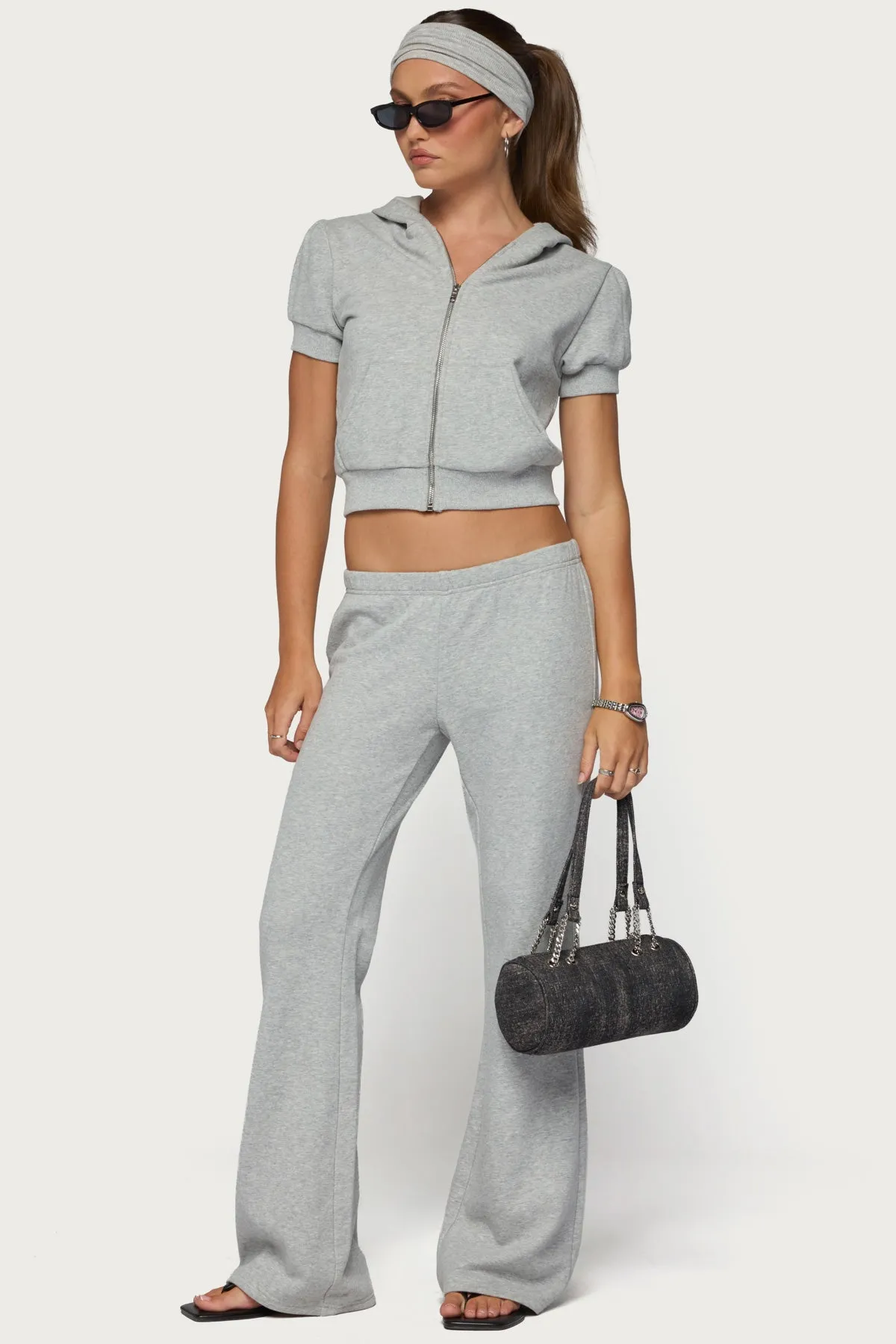 Rachel Short Sleeve Hooded Top sold by Edikted product image thumbnail 2