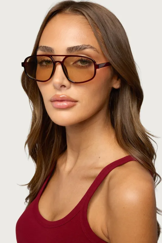 City Babe Round Sunglasses made by Edikted
