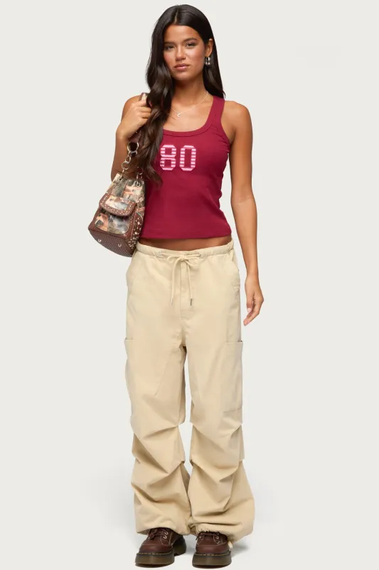 Emzi Baggy Cotton Cargo Pants made by Edikted