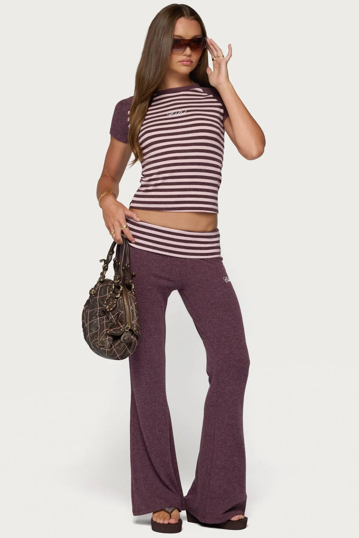 Stay Edikted Stripey Raglan T Shirt sold by Edikted product image thumbnail 3