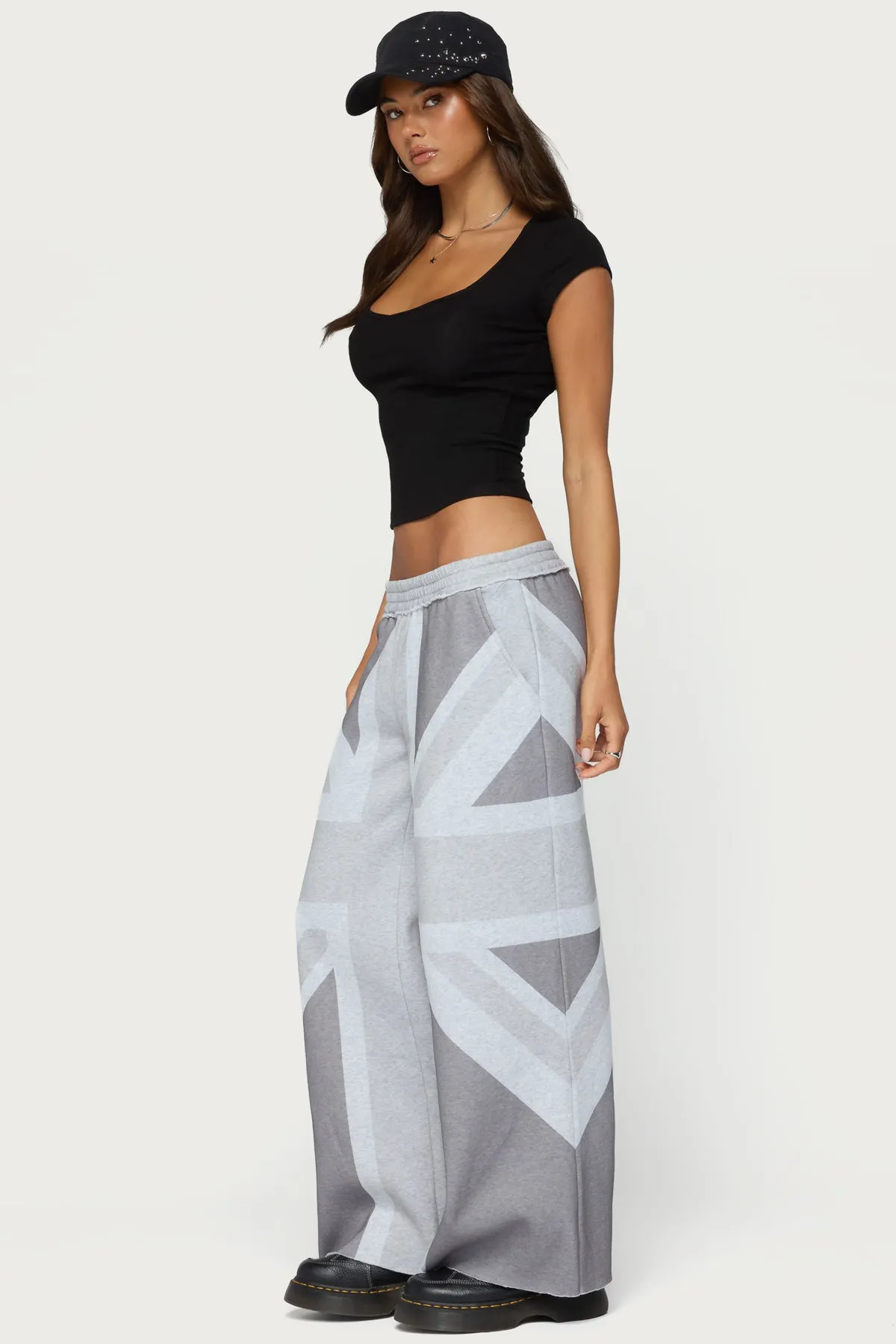London Rush Wide Leg Sweatpants sold by Edikted product image thumbnail 3