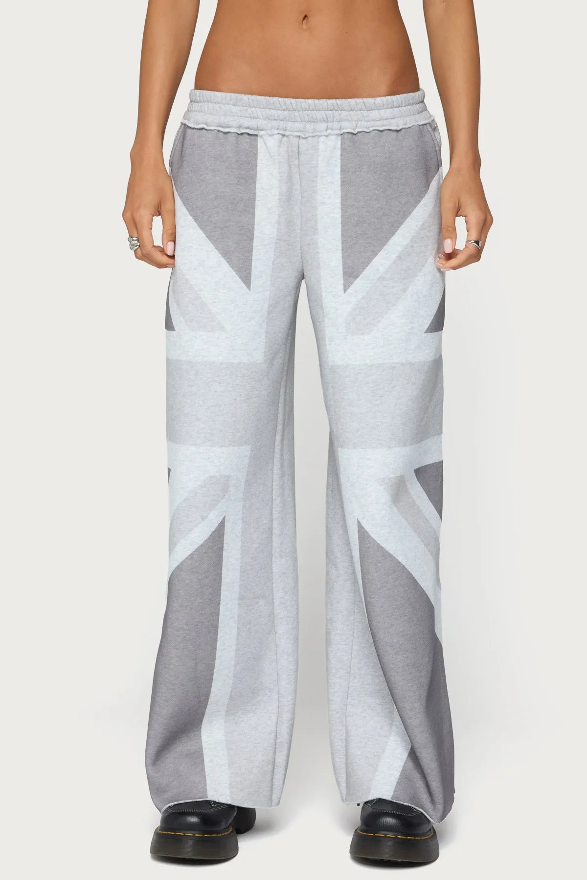 London Rush Wide Leg Sweatpants sold by Edikted product image thumbnail 2