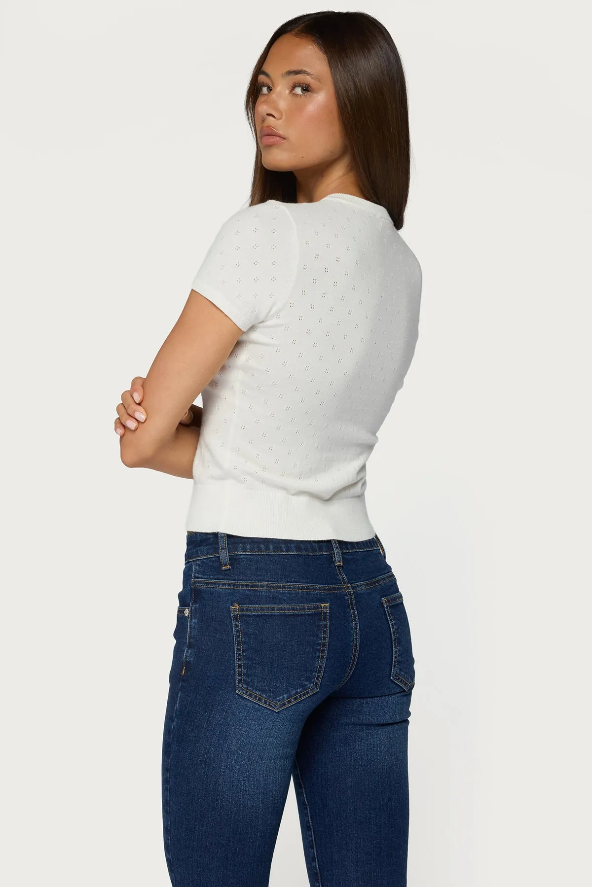 Kiyomi Knit Button Up Top sold by Edikted product image thumbnail 5