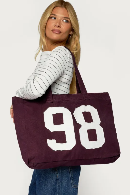 98 Contrast Tote Bag made by Edikted