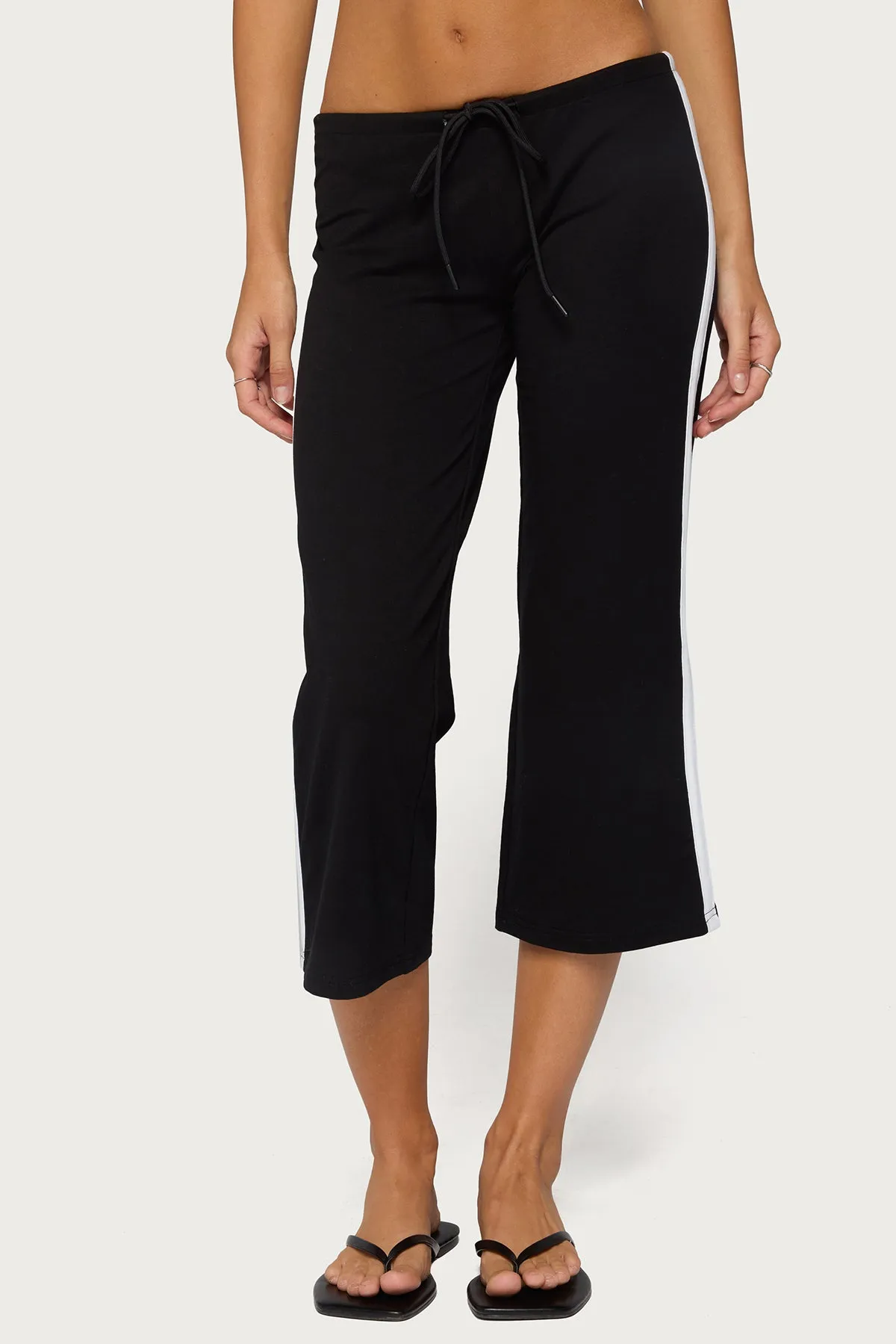 Milene Contrast French Terry Capri Pants sold by Edikted product image thumbnail 2