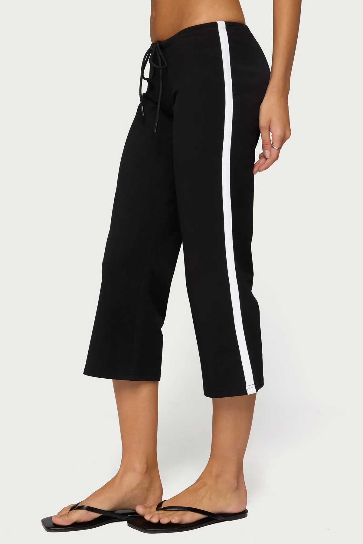 Milene Contrast French Terry Capri Pants sold by Edikted product image thumbnail 3