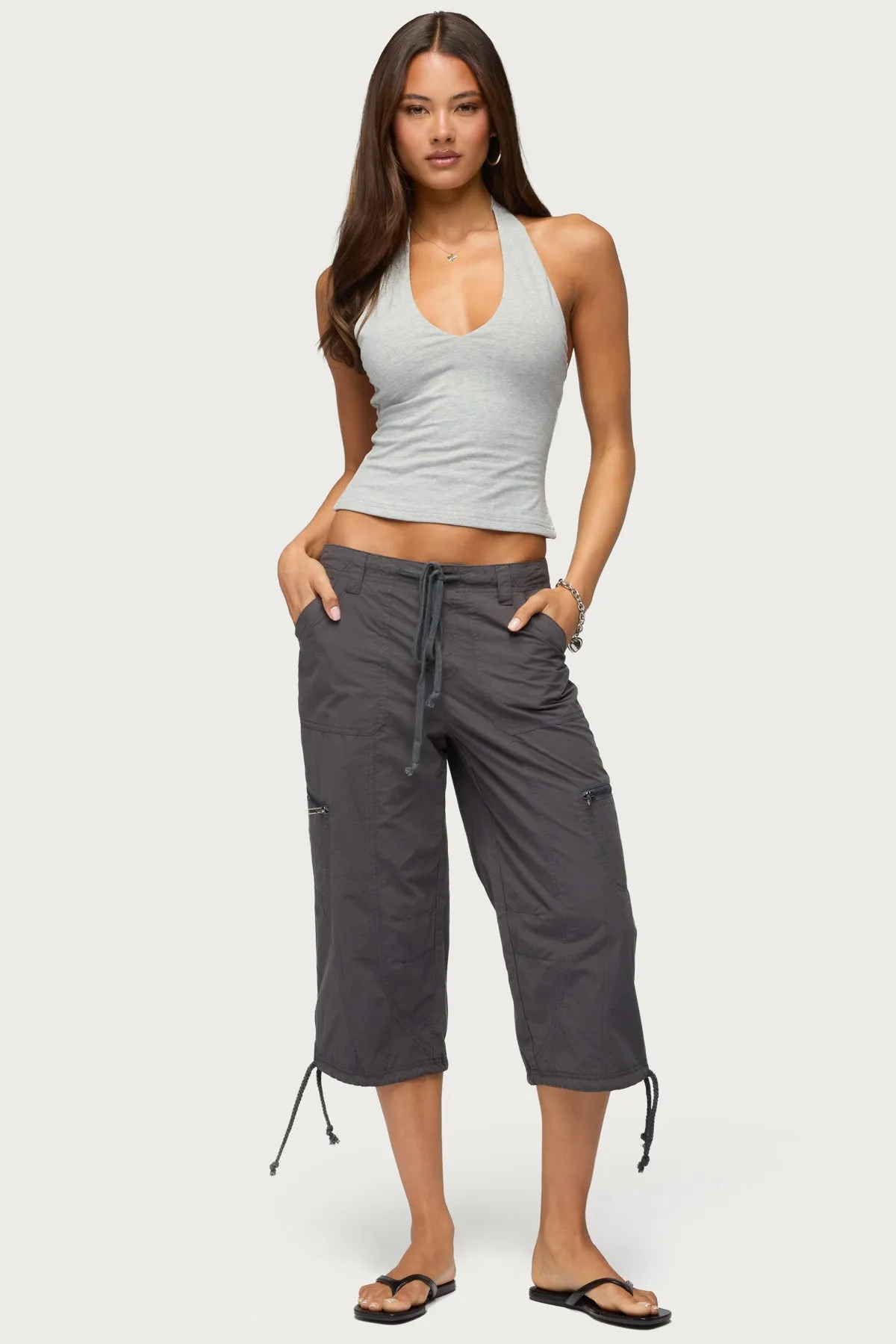 Lilith Cargo Capri Pants sold by Edikted product image thumbnail 5