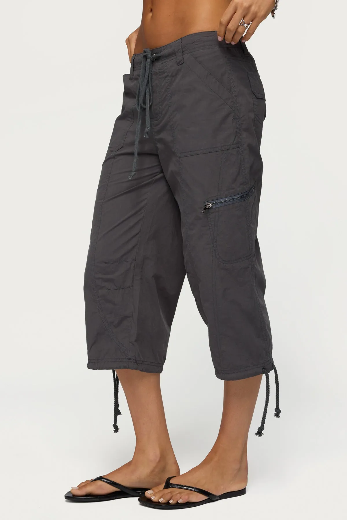 Lilith Cargo Capri Pants sold by Edikted product image thumbnail 3