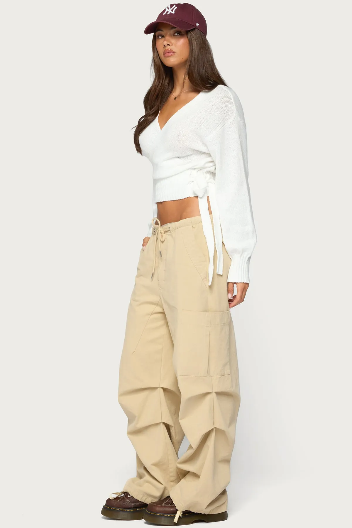 Stella Wrap Knit Cardigan sold by Edikted product image thumbnail 4