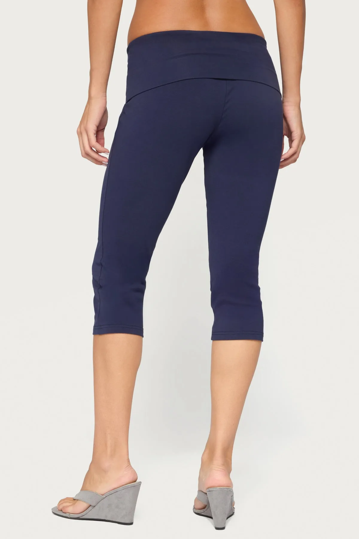 Rocio Foldover Capri Pants sold by Edikted product image thumbnail 4