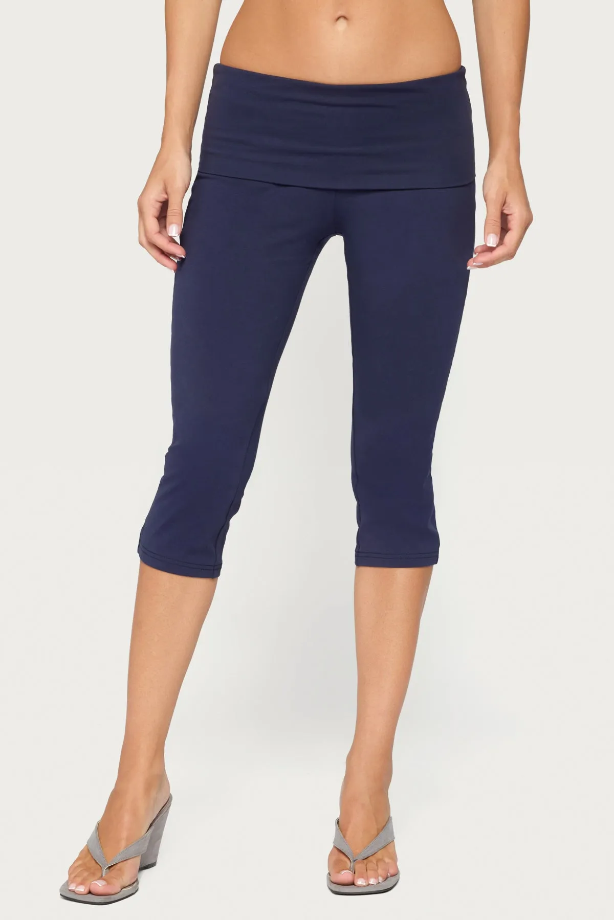 Rocio Foldover Capri Pants sold by Edikted product image thumbnail 2