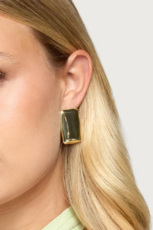 Rectangle Drop Earrings made by Edikted
