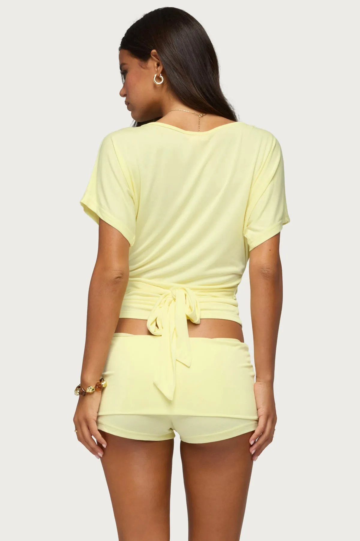 Maevie Ruched Waist Top sold by Edikted product image thumbnail 4