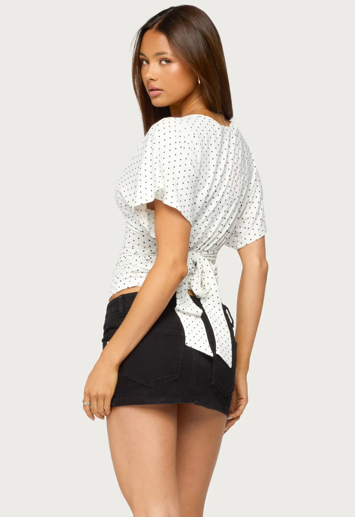 Abriana Ruched Waist Top sold by Edikted product image thumbnail 4
