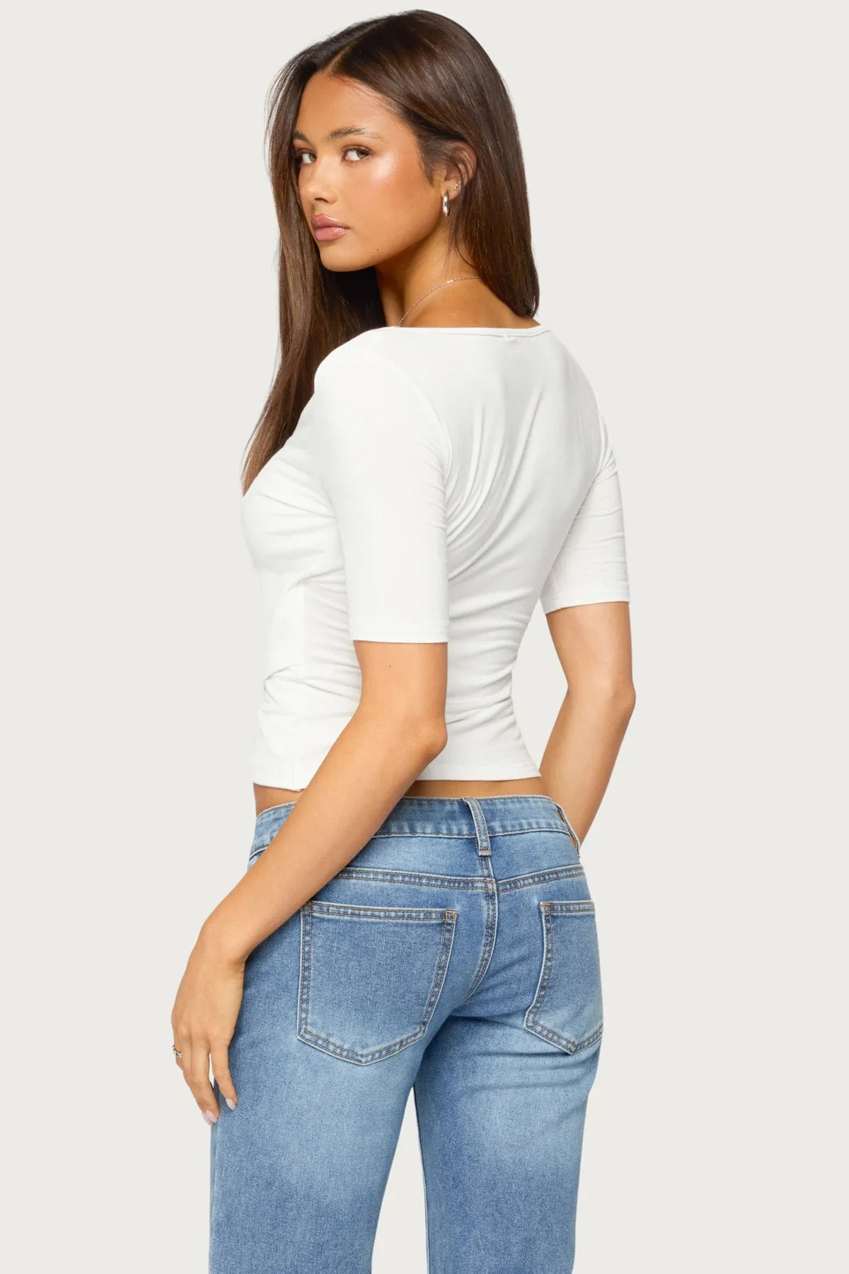 Geeva Crossover Top sold by Edikted product image thumbnail 4