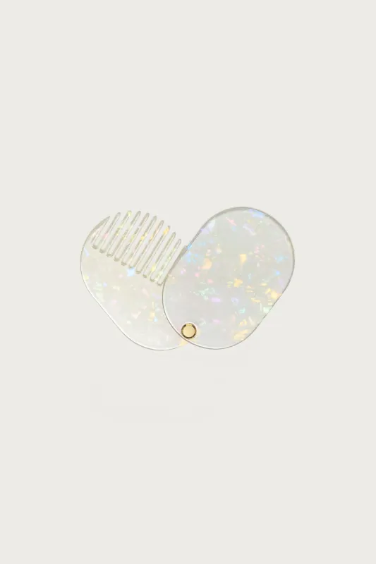 Compact Travel Comb & Mirror made by Edikted