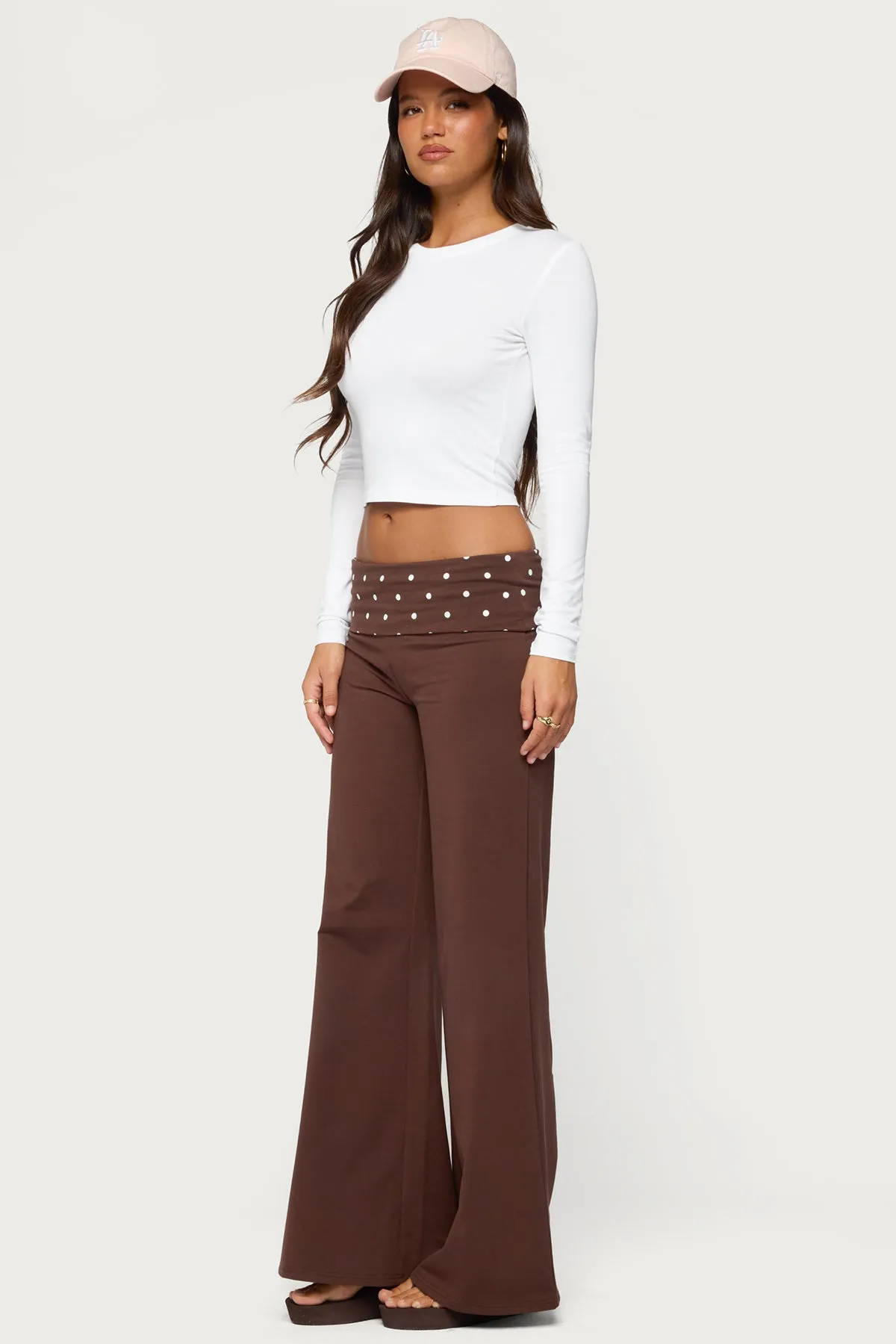 Zali Long Sleeve Crop Top sold by Edikted product image thumbnail 4