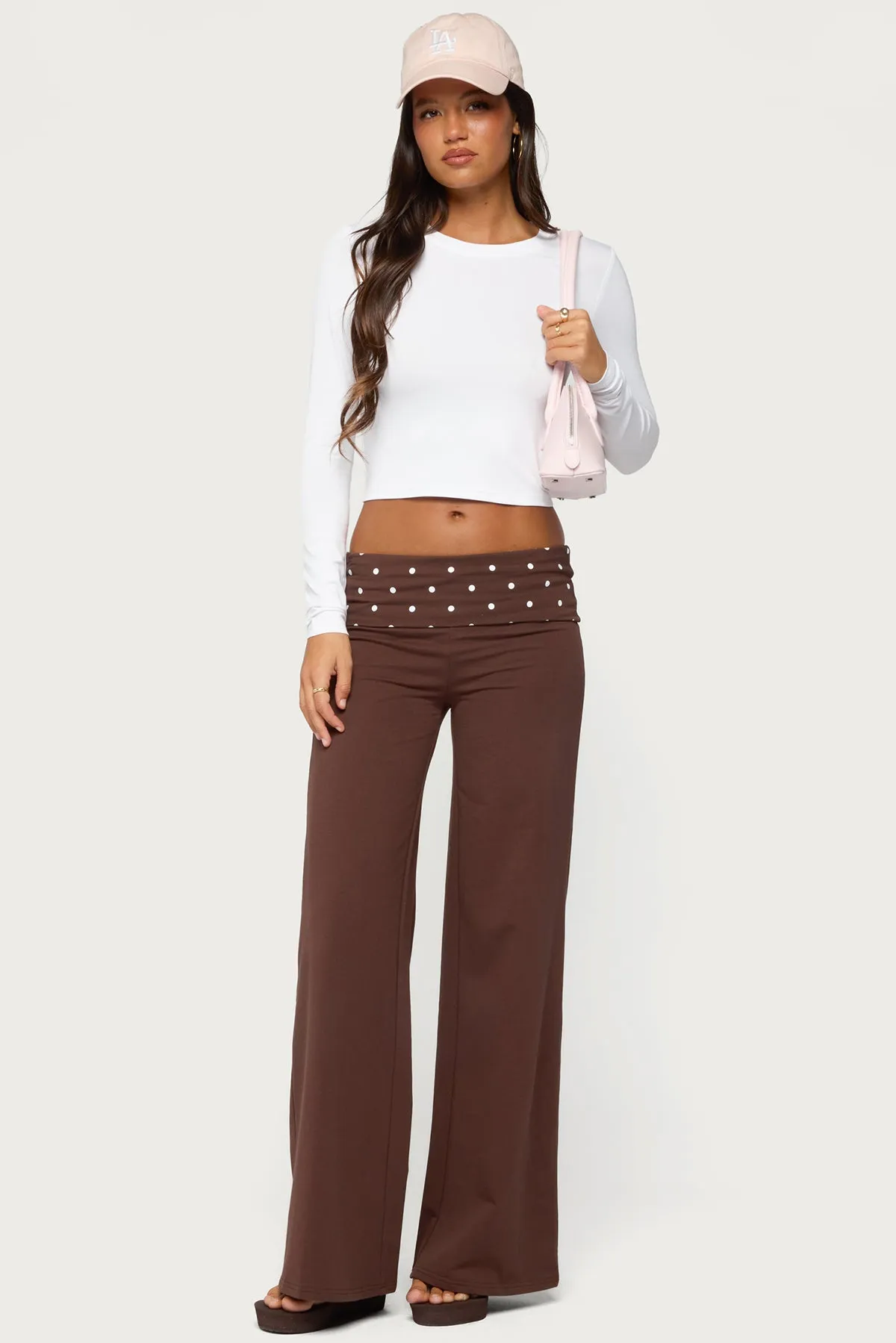 Zali Long Sleeve Crop Top sold by Edikted product image thumbnail 2