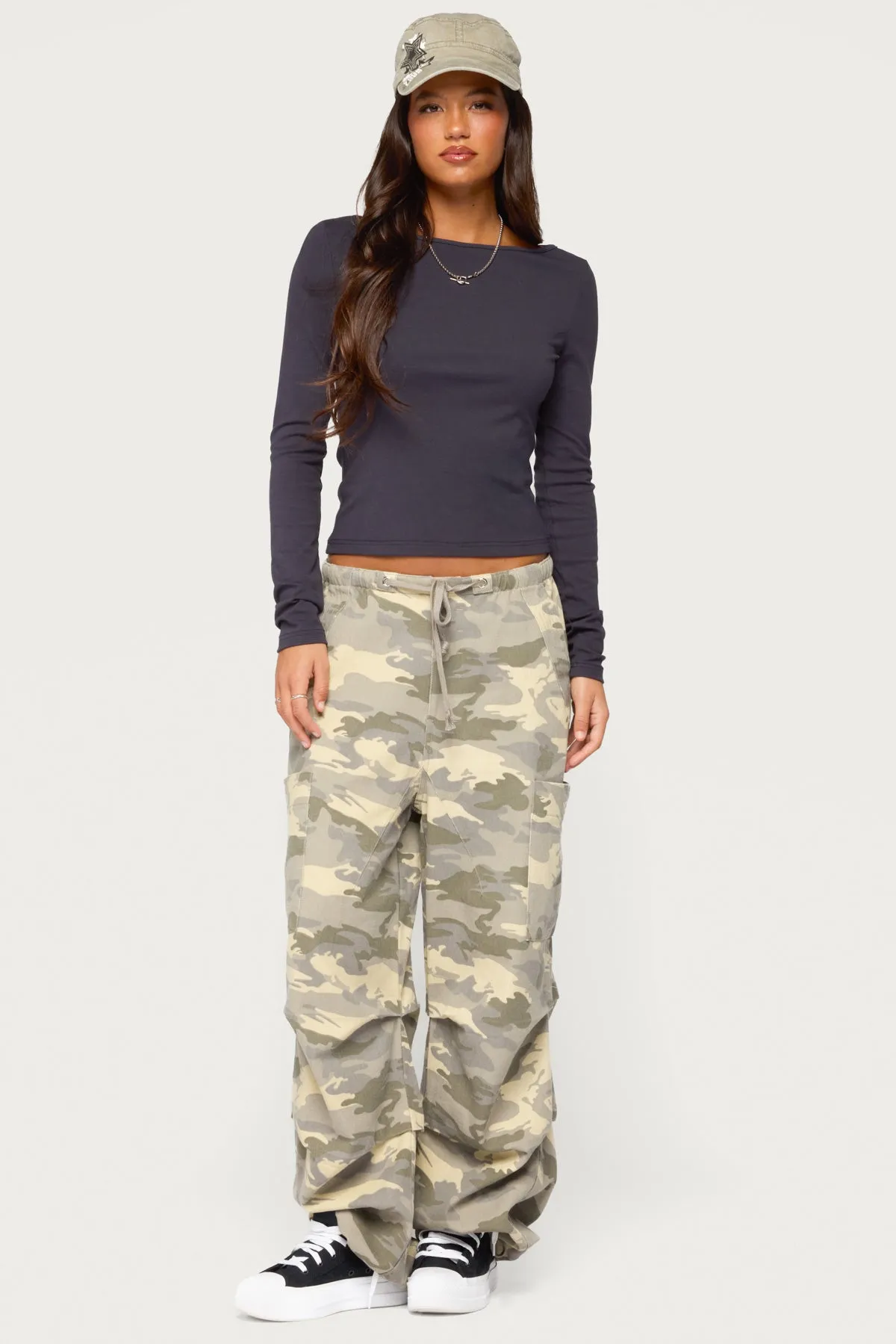 Savi Boat Neck Long Sleeve Top sold by Edikted product image thumbnail 5