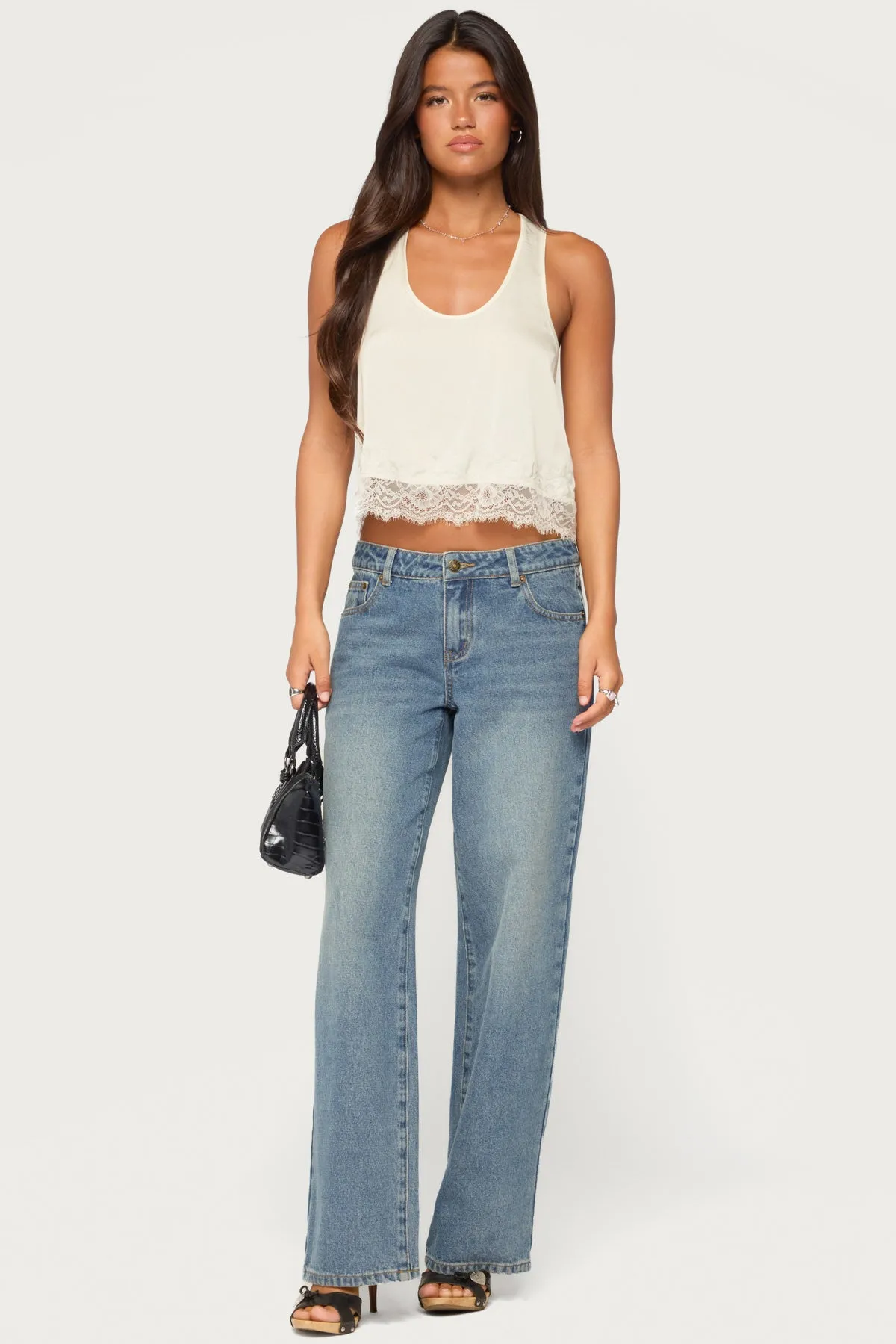Onie Lacey Satin Effect Tank Top sold by Edikted product image thumbnail 2
