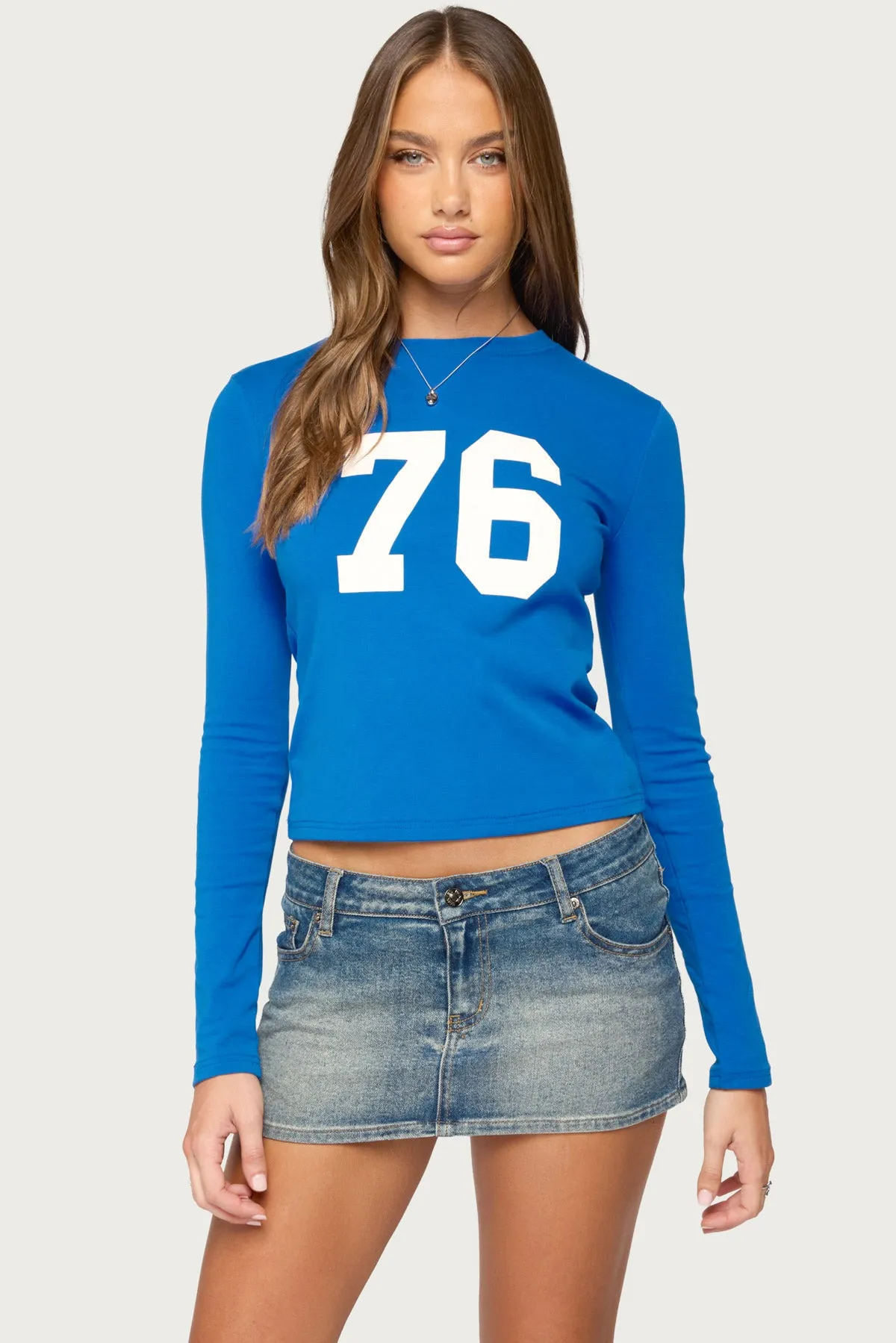 76 Long Sleeve T Shirt sold by Edikted