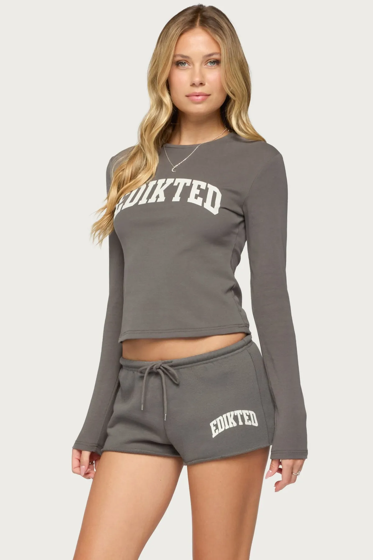 Sporty Babe Long Sleeve T Shirt sold by Edikted product image thumbnail 4