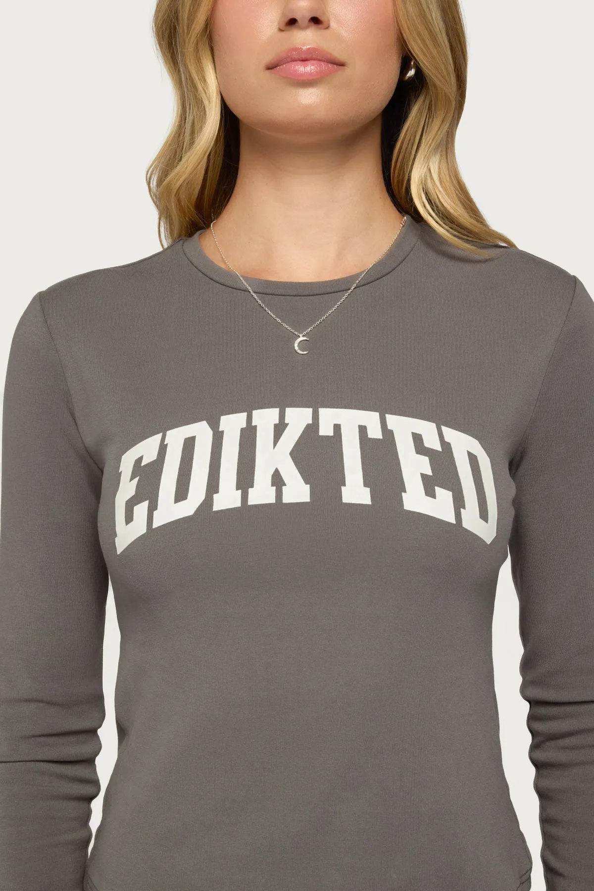 Sporty Babe Long Sleeve T Shirt sold by Edikted product image thumbnail 2