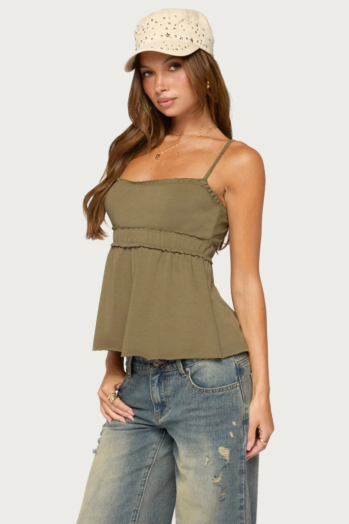 Zepher Lettuce Tank Top sold by Edikted product image thumbnail 3