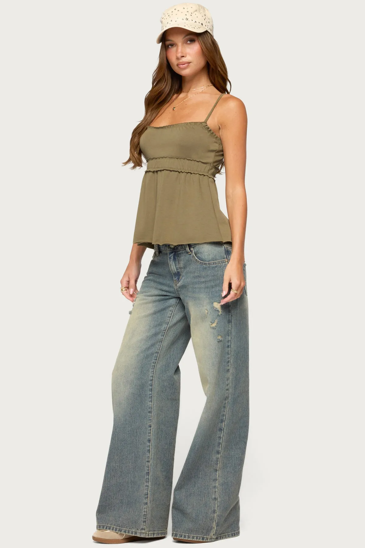 Zepher Lettuce Tank Top sold by Edikted product image thumbnail 4