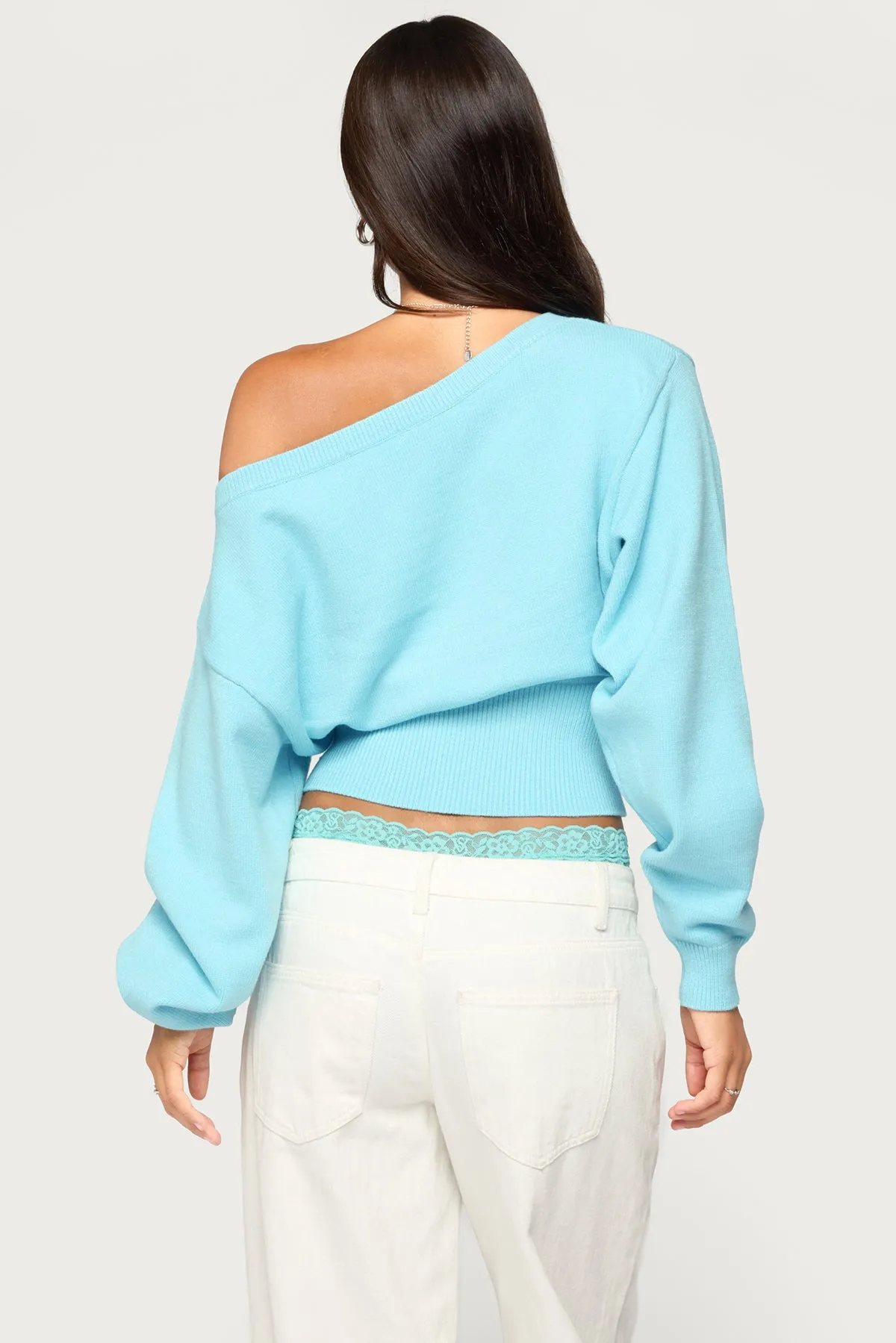 Ravenna Off Shoulder Sweater sold by Edikted product image thumbnail 5