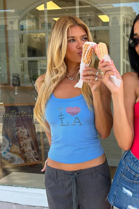 I Heart LA Tank Top made by Edikted