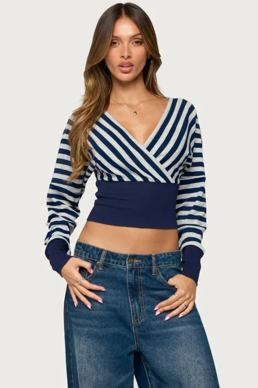 Keeva Striped Top made by Edikted
