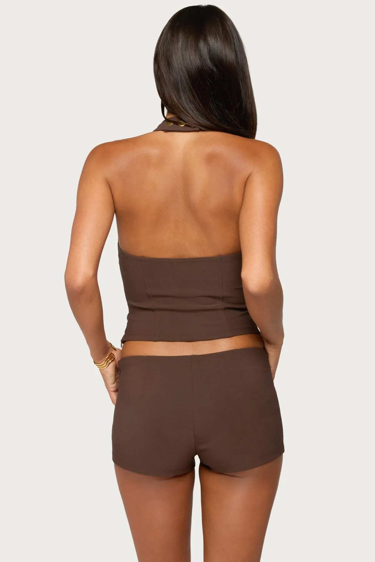 Jasia Sequin Halter Top sold by Edikted product image thumbnail 4