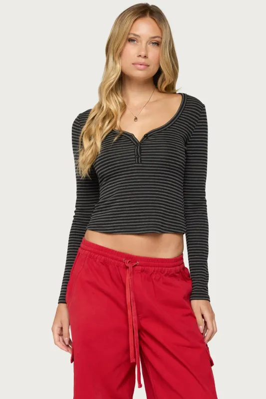 Jocelyn Striped Top made by Edikted