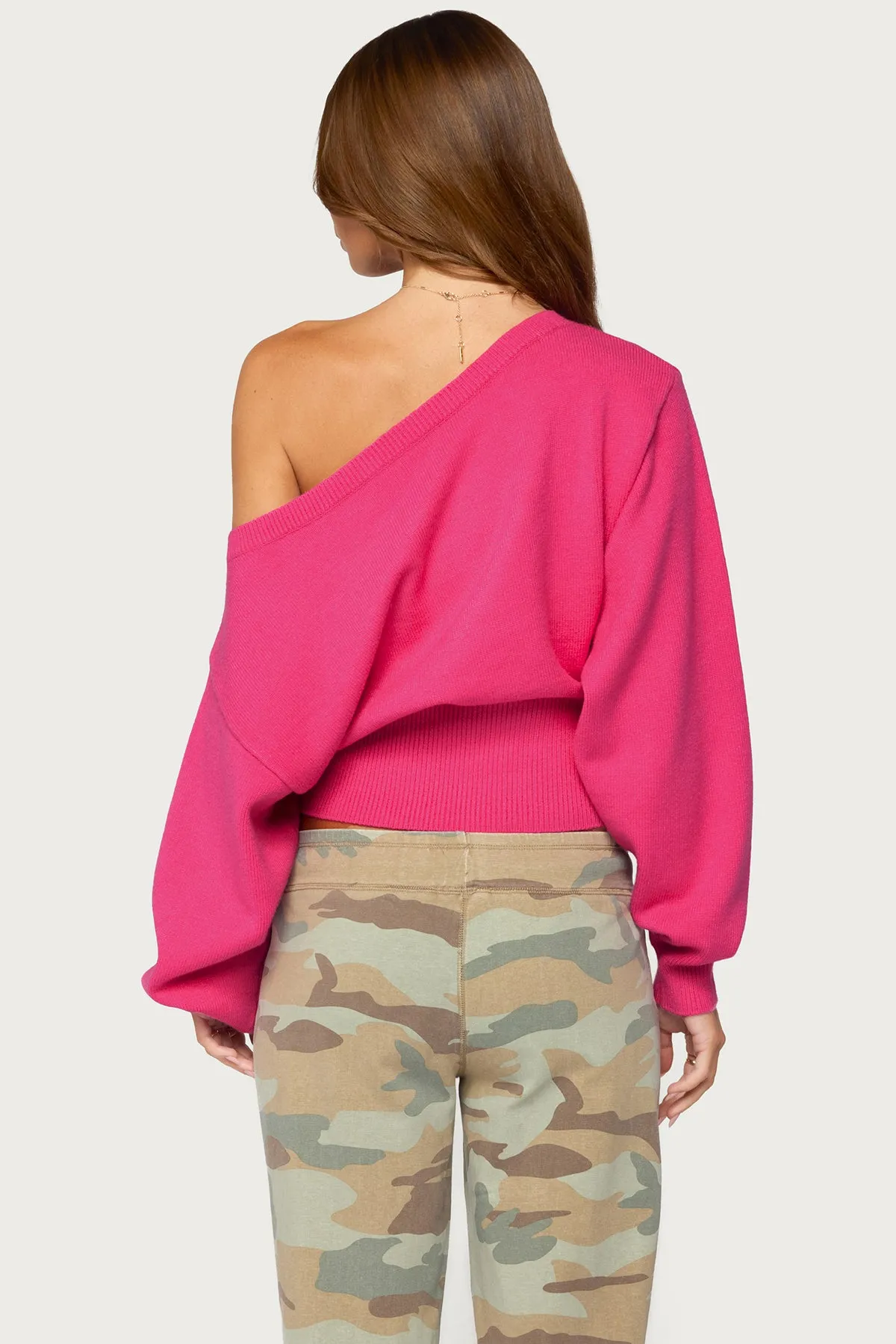 Ravenna Off Shoulder Sweater sold by Edikted product image thumbnail 5