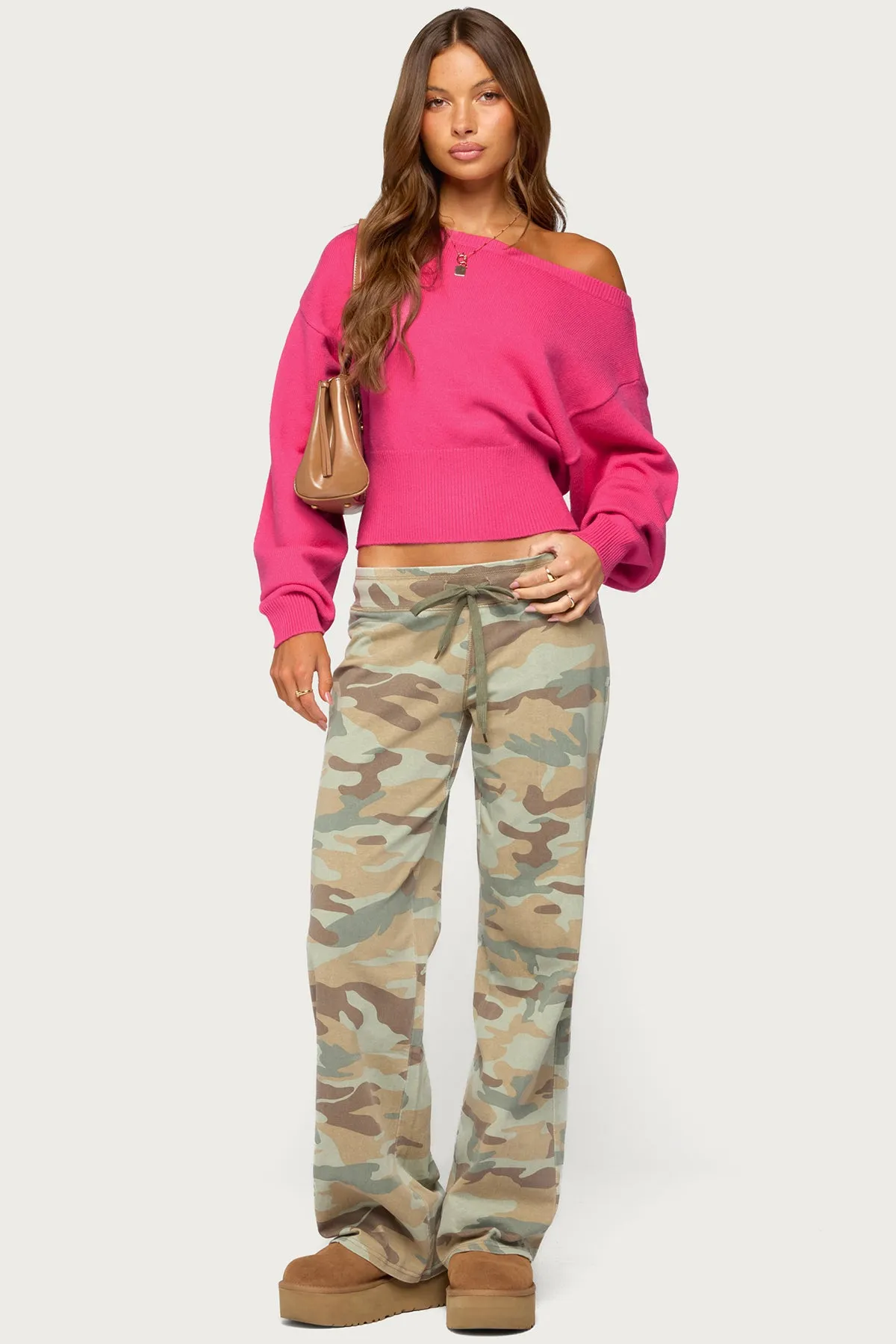 Ravenna Off Shoulder Sweater sold by Edikted product image thumbnail 2